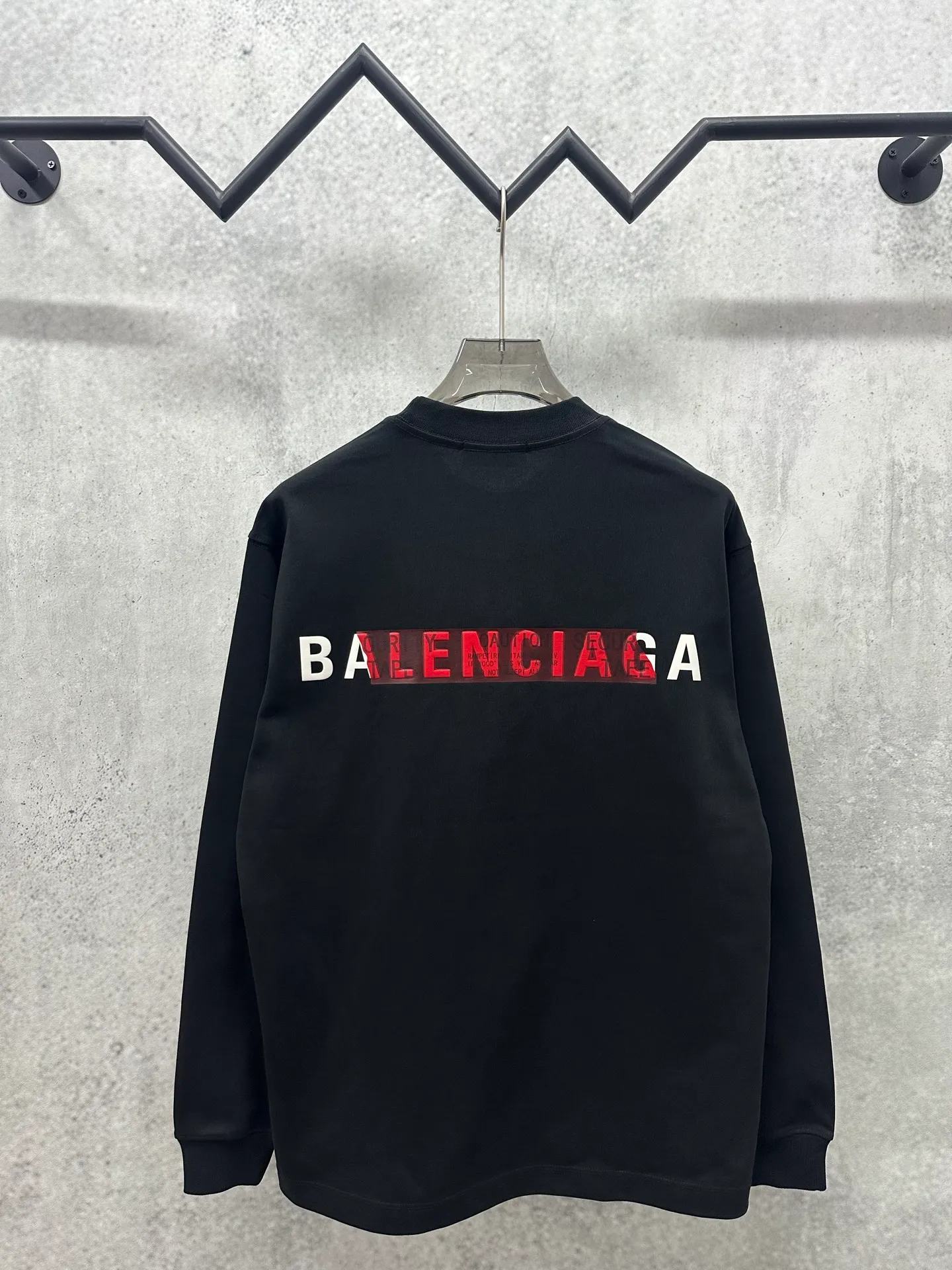 120💰 Balenciaga 2026ss 380g Versatile Same Style -Size：S M L XL -Color：Black